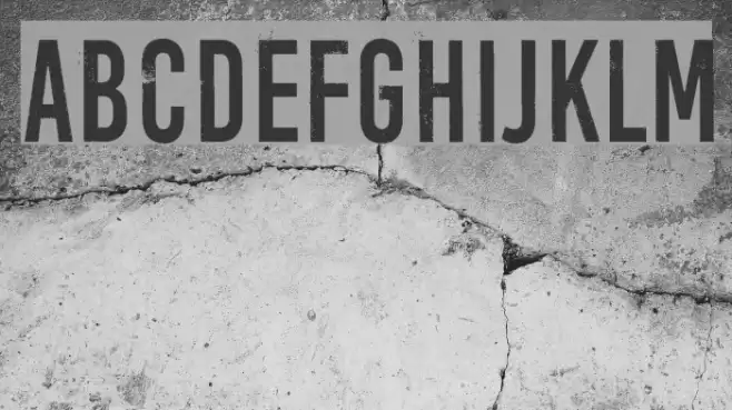 Numero 39 Font examples