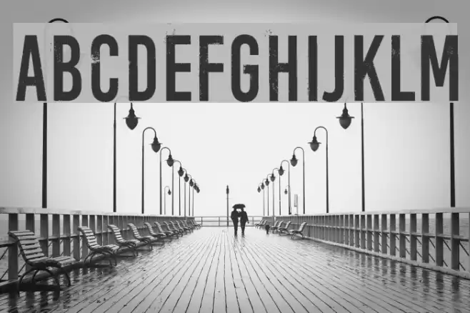 Numero 39 Font examples