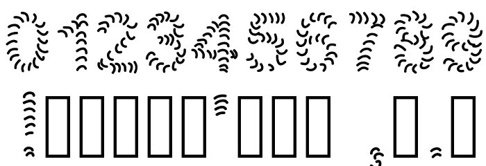 Numero1 Font OTHER CHARS