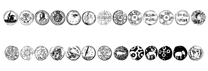 Numismatic Bats TFB Font LOWERCASE
