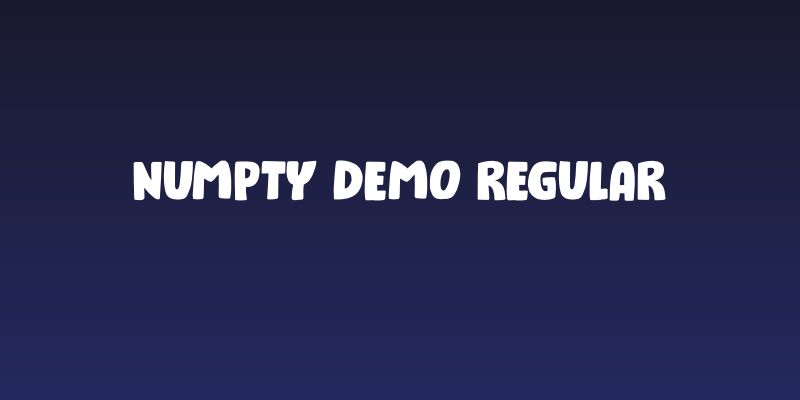Numpty DEMO Regular Social Header