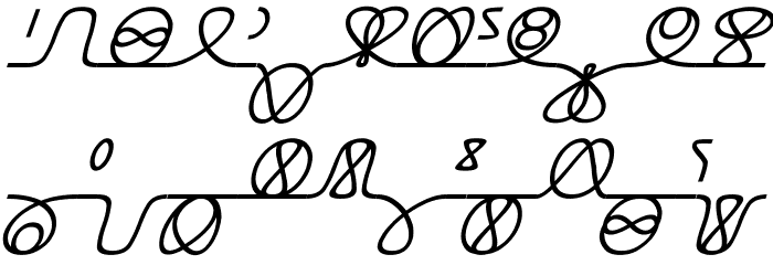 Numukki Italic Font LOWERCASE
