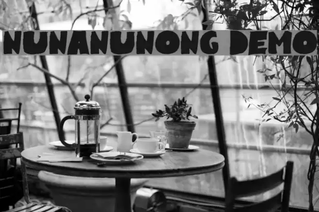 Nunanunong Demo Font examples