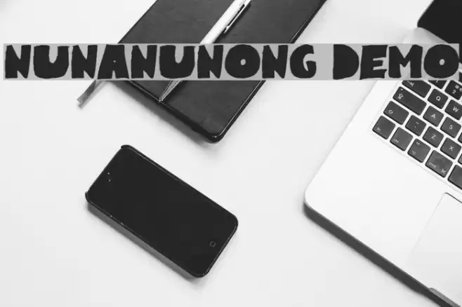 Nunanunong Demo Font examples