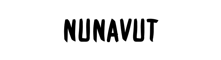 Nunavut  Frei Schriftart Herunterladen