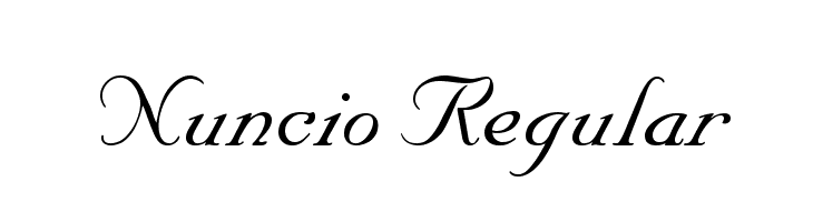 Nuncio Regular Font