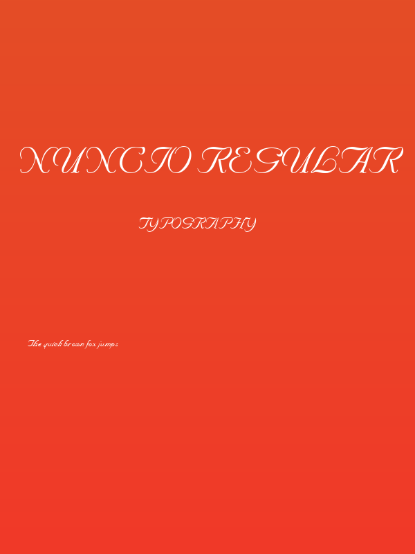 Nuncio Regular Poster