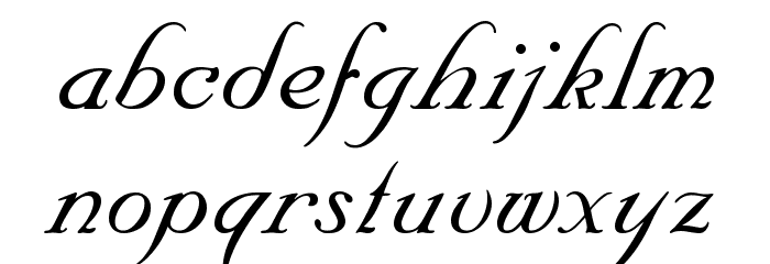 Nuncio Regular Font LOWERCASE