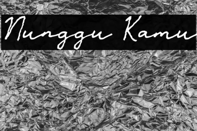 Nunggu Kamu 字体 examples