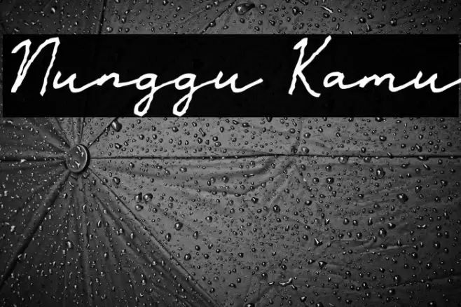 Nunggu Kamu 字体 examples