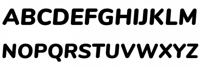 Nunito Black Italic Fonte MAIÚSCULAS