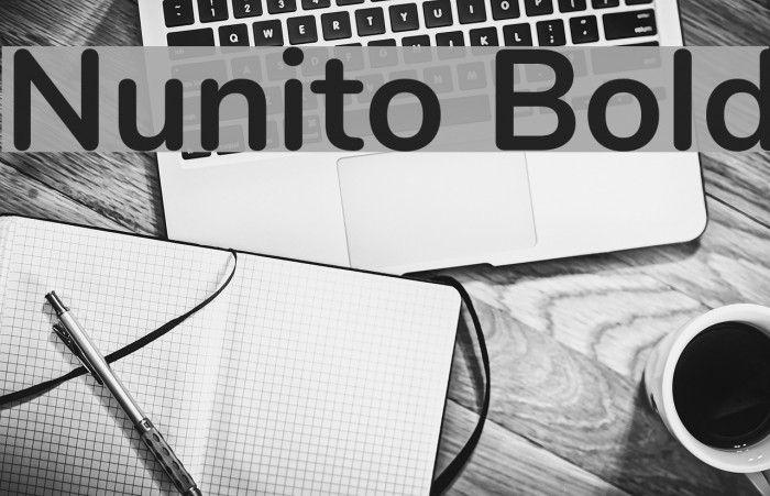 Nunito Bold Font examples