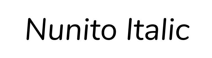 Шрифт nunito sans