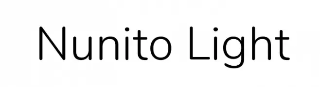Nunito Light  नि: शुल्क फ़ॉन्ट्स डाउनलोड