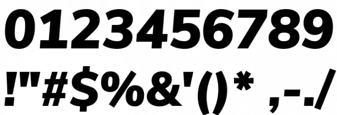 Nunito Sans Black Italic Font OTHER CHARS