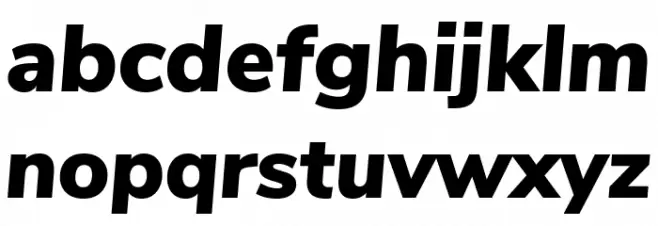Nunito Sans Black Italic Fuentes MINÚSCULAS