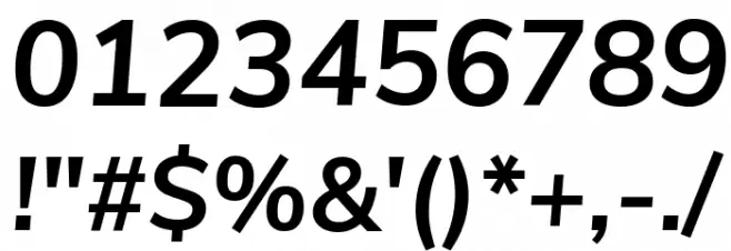 Nunito Sans Bold Italic Font OTHER CHARS