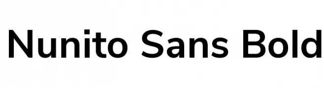 Nunito Sans Bold  Frei Schriftart Herunterladen