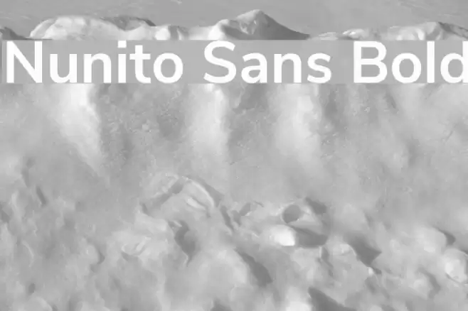 Nunito Sans Bold फ़ॉन्ट examples