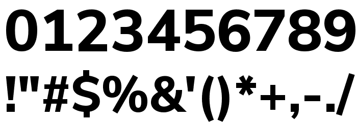 Nunito Sans ExtraBold Font OTHER CHARS