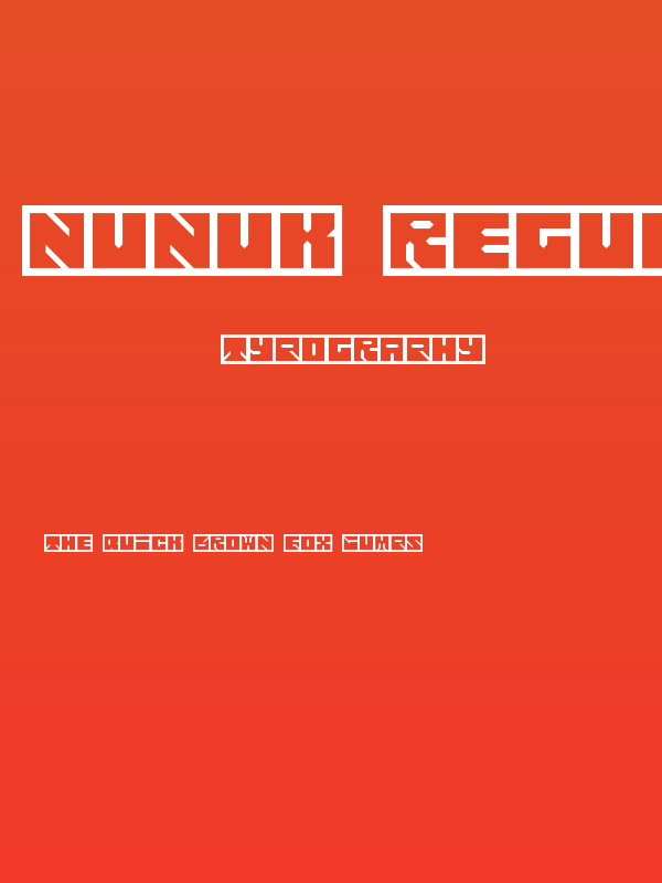 Nunuk Regular Poster
