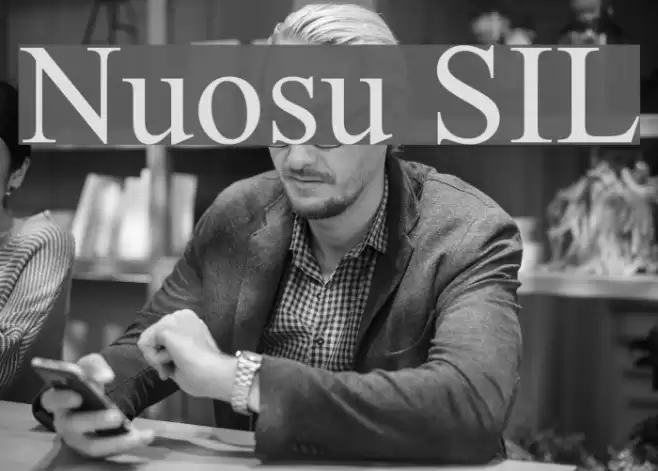 Nuosu SIL Fuentes examples