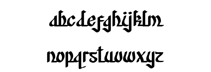 Nur Hidayah Demo Font LOWERCASE