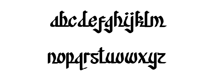 NurHidayahDemo Font LOWERCASE