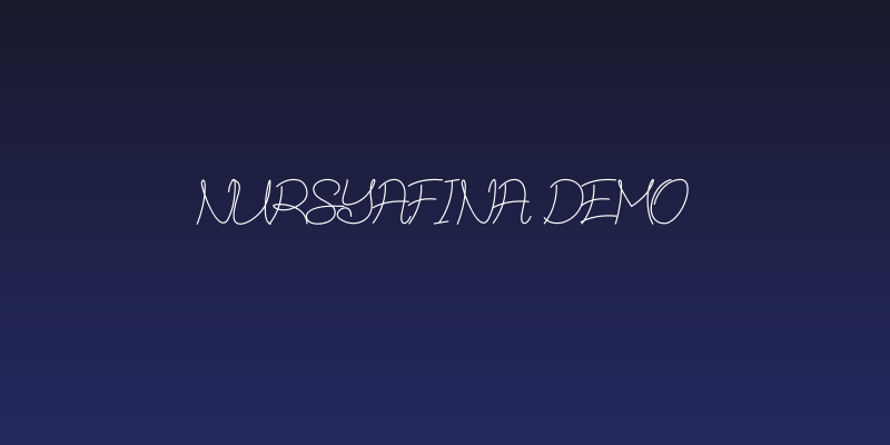 NurSyafina Demo Social Header