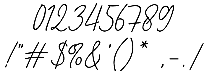 Nura Asyifa Font OTHER CHARS