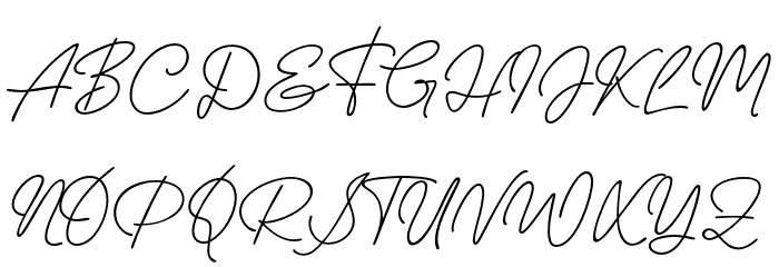 Nura Asyifa Font UPPERCASE