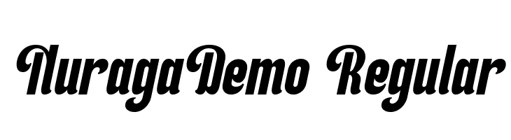 NuragaDemo Regular  フリーフォントのダウンロード
