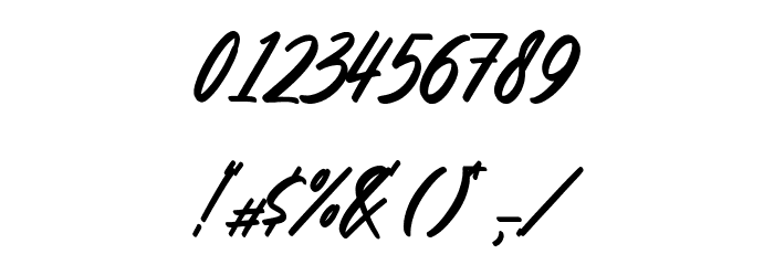 Nurani Demo Version Font OTHER CHARS