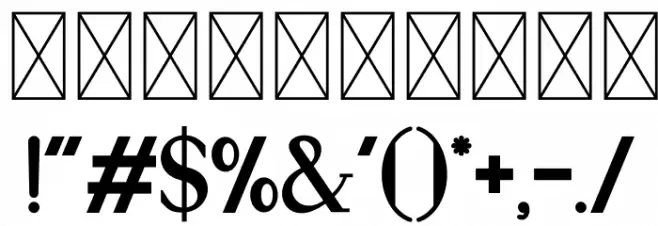 Nuri Free Font OTHER CHARS