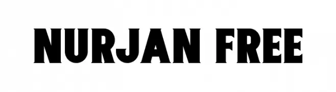 Nurjan Free  Frei Schriftart Herunterladen