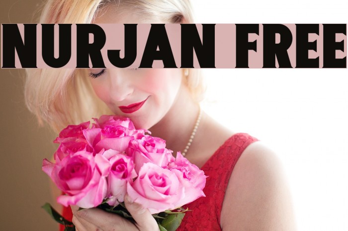 Nurjan Free Font examples