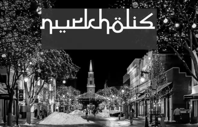 Nurkholis Font examples