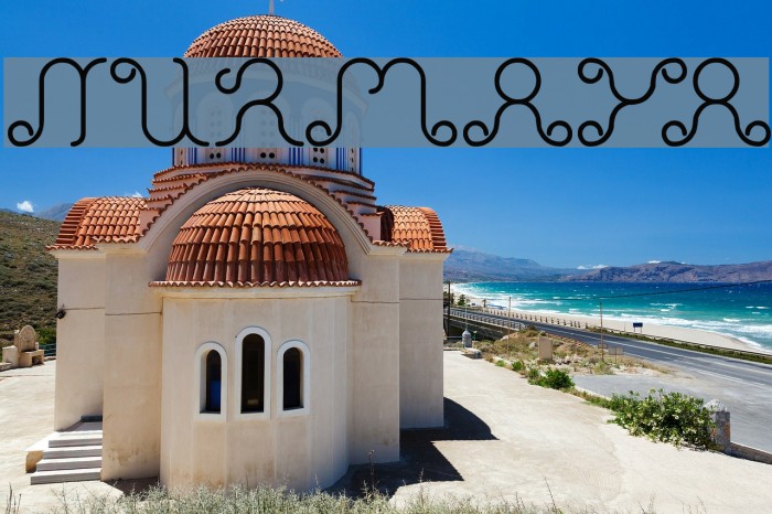 Nurmaya Font examples