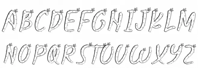 Nurse Plants Demo Italic Polices MAJUSCULES
