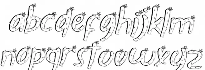 Nurse Plants Demo Italic Font LOWERCASE