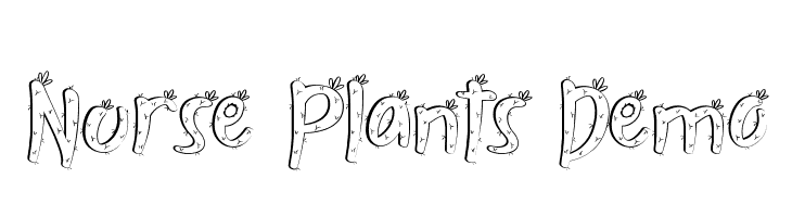 Nurse Plants Demo  Free Fonts Download