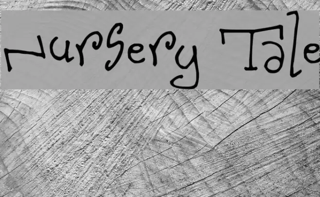 Nursery Tale Font examples