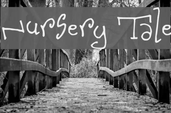 Nursery Tale Font examples