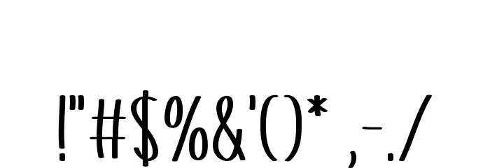 Nurture Happiness Font OTHER CHARS
