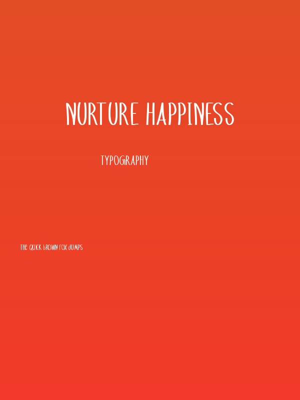 Nurture Happiness Poster