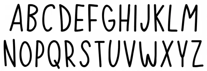 Nurture Your Best フォント 大文字