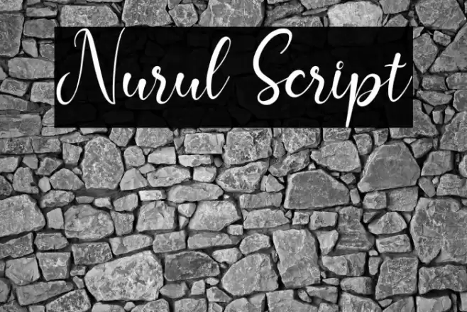 Nurul Script Font examples