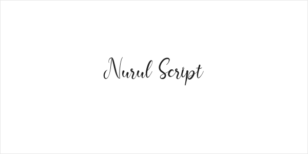 Nurul Script Logo