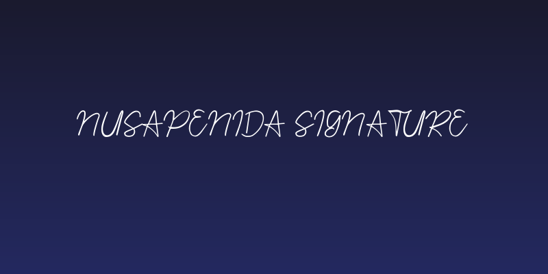 Nusapenida Signature Social Header