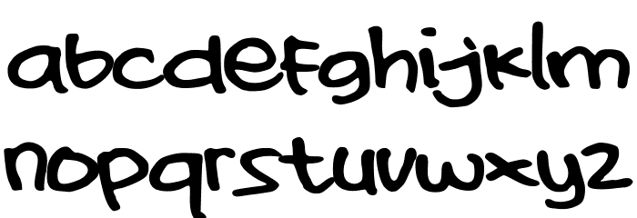 Nutara Regular Font LOWERCASE